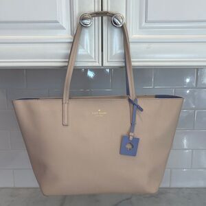 Kate Spade Purse Handbag Leather NY Scotts Place Lida Saffiano Leather Tote Bag